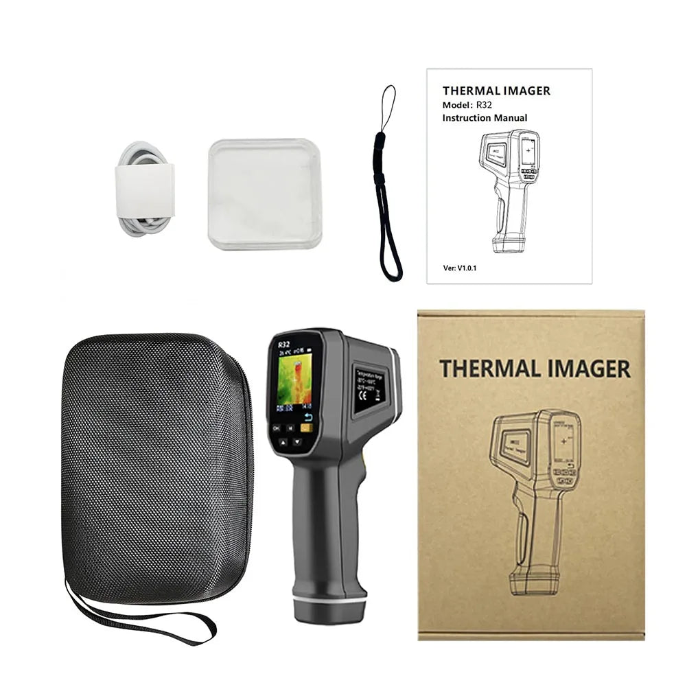 Handheld Infrared Thermal Imaging Device for Temperature Measurement in Law Enforcement and Security Applications