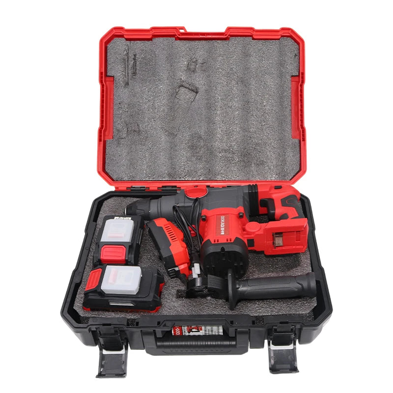 2025Rotary Hammer 26mm Drilling Multi-Function Power Rotary Hammer 21V Cordless Electric Demolition Hammer Drill