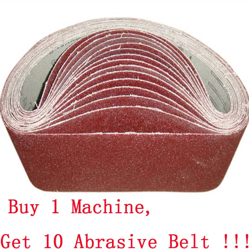 Variable Speed 30*533mm Belt Sander 550W High Power Woodworking Belt Sander 220-240V Sandpaper Grinding Machine