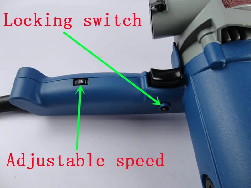 Variable Speed 30*533mm Belt Sander 550W High Power Woodworking Belt Sander 220-240V Sandpaper Grinding Machine