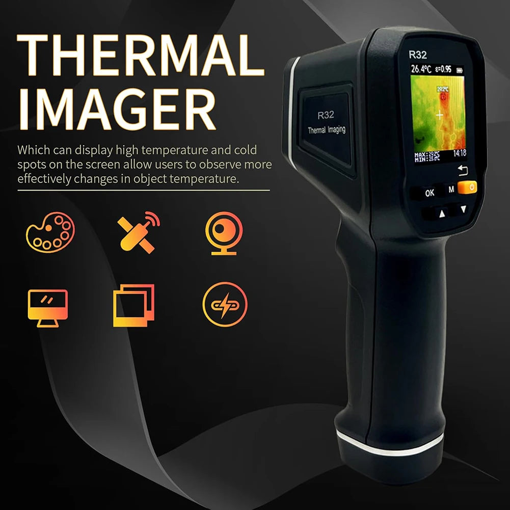 Handheld Infrared Thermal Imaging Device for Temperature Measurement in Law Enforcement and Security Applications