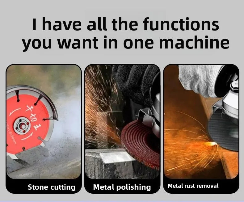 Angle Grinder Multifunctional Polishing Cutting Machine Polishing Hand Grinding Wheel Electric Tool High-power Household Use