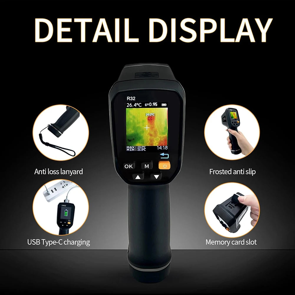 Handheld Infrared Thermal Imaging Device for Temperature Measurement in Law Enforcement and Security Applications