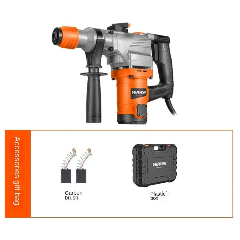 Electric Driller Multi Function  High Power Percussion Drill Industrial Use Household Electric Hammer Pick Electric Screwdriver