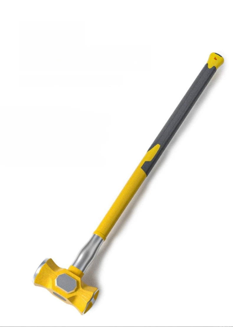 Construction Site Octagonal Hammer Heavy-duty Sledgehammer Shockproof Demolish Smash Walls Hammer Powerful Manual Tools