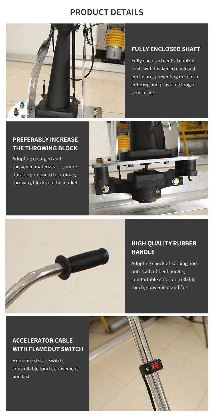 Factory Sale Concrete Floor Leveling Cement Floor Machine Road Construction Equipment Concrete Vibrating Screed