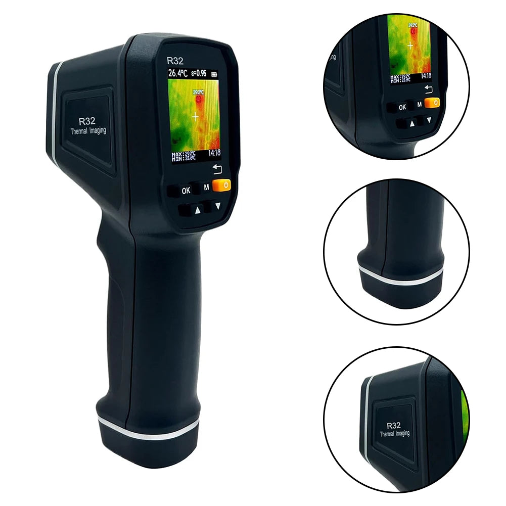 Handheld Infrared Thermal Imaging Device for Temperature Measurement in Law Enforcement and Security Applications