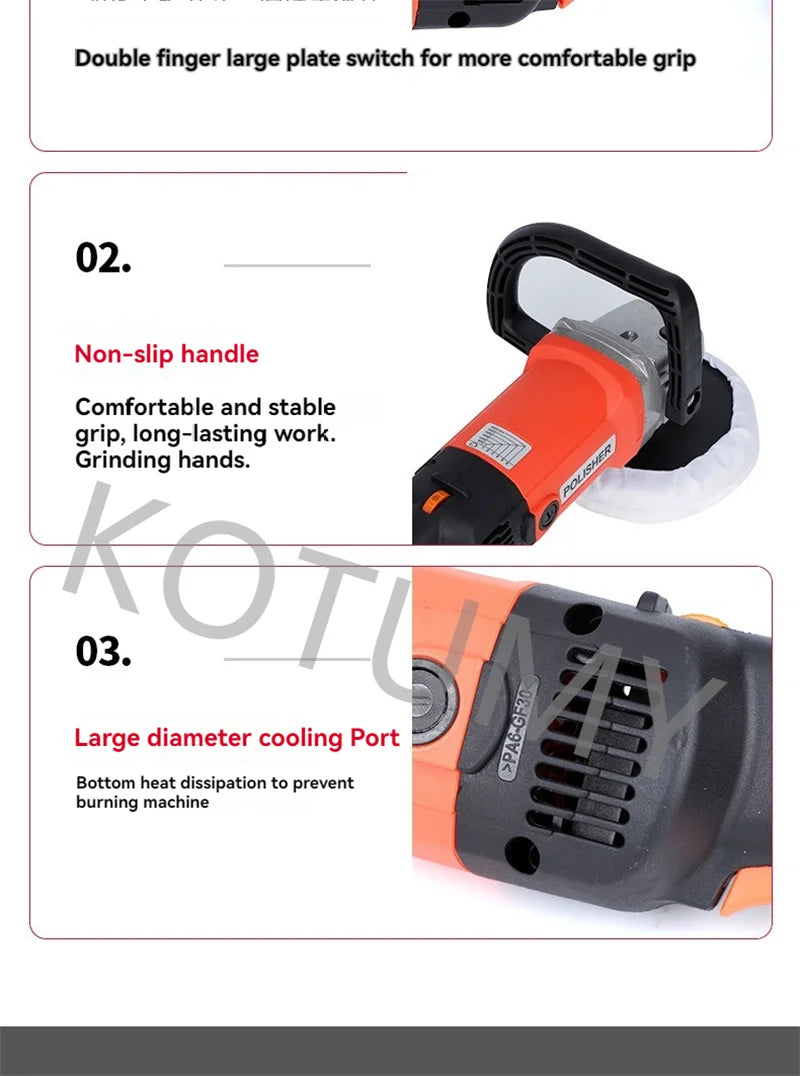 Electric Angle Grinder Corded Electric Angle Cutting Corded Grinding Machine Polisher Machine