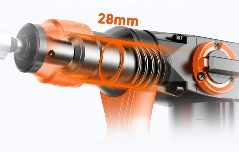 Electric Driller Multi Function  High Power Percussion Drill Industrial Use Household Electric Hammer Pick Electric Screwdriver