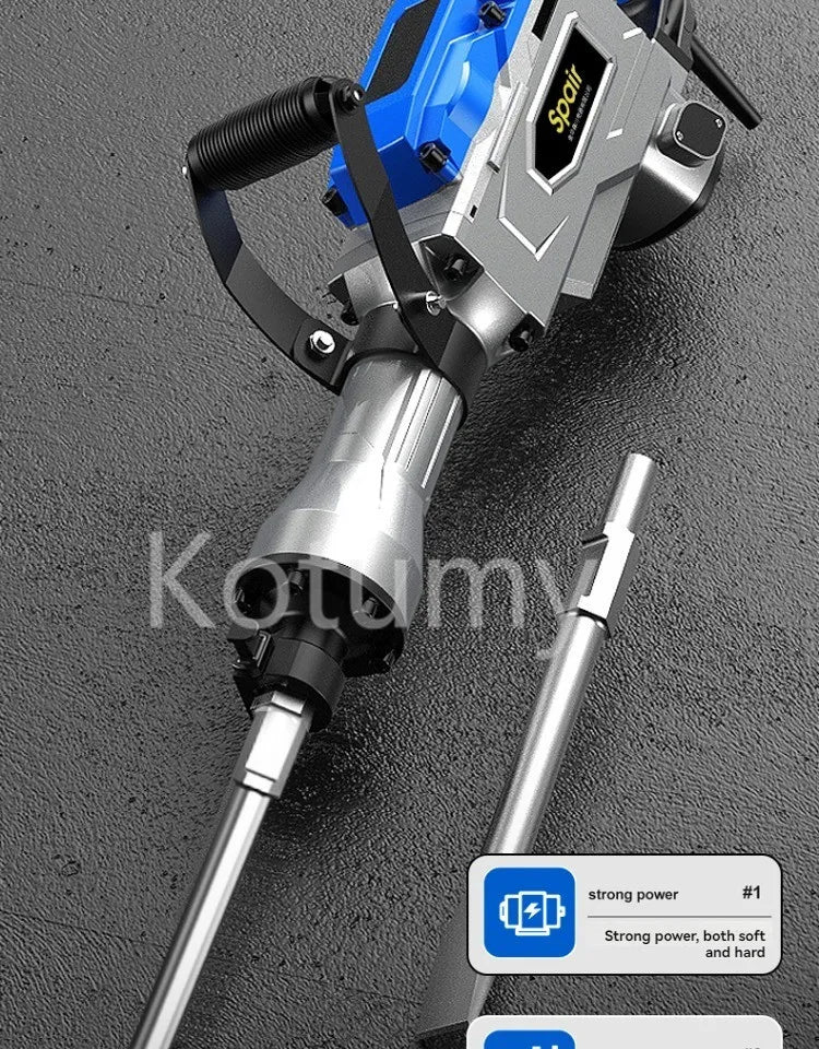 Demolition Jack Hammer Concrete Breaker Electric Hammer For Demolition, Trenching, Chipping