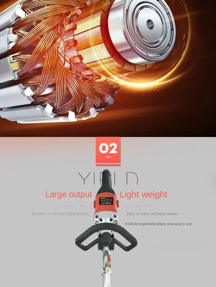 220V Portable Concrete Mixer Machine for Mixing Cement Sand Plaster CAC