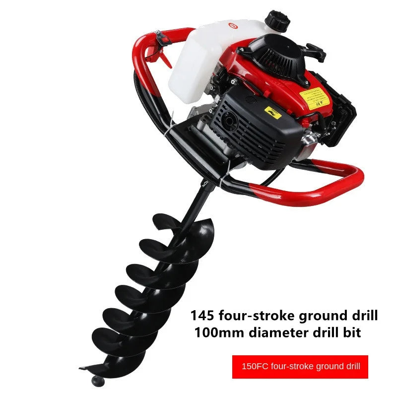 Ground Drill Pile Driver Gasoline Pit Drill Small Agricultural Tree Planting And Digging Artifact 항타기 Earth Auger Drill Machine