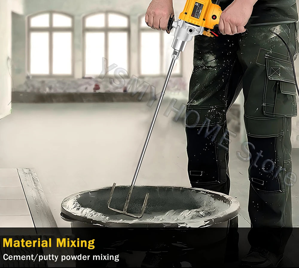 Diamond Core Drilling Machine Dry Wet Engineering Handheld concrete Water Drilling Putty Powder Coating Mixer  Renovation tools
