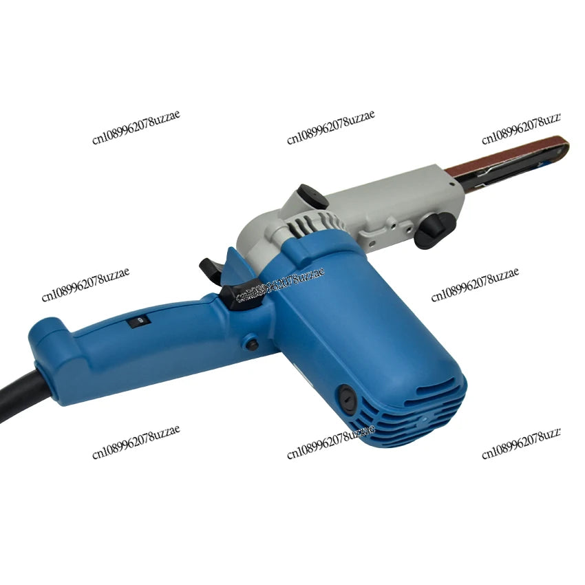 S1T-FF-9*533 Mini Sander Belt Sander Sandpaper Angle Grinder Sander Portable Belt Polishing Power Tools 220V 300-1680m/min