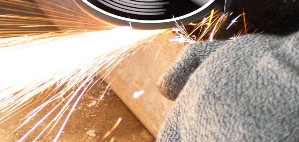 220V Heavy Duty Mini Angle Grinder with Grinding and Cutting Discs for Home DIY Metalworking and Masonry Projects