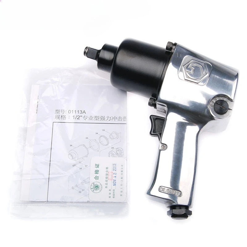 1/2 Impact Pneumatic Wrench Professional Power Tools Automotive Mechanical Workshop Pneumatic Wrench Industry Repair Hand Tools