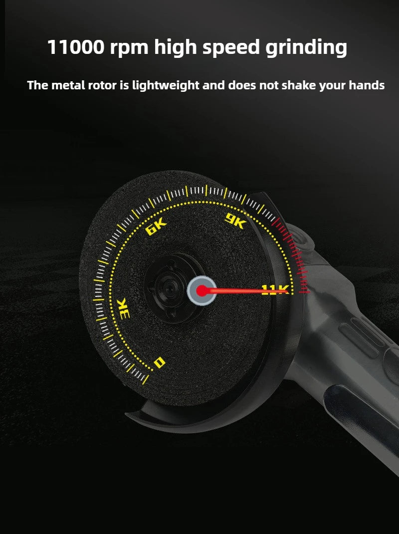 4 Inch Pneumatic Angle Grinder Industrial Polishing Grinders Multi-functional Tool High Speed Grinding Sheet Metal Tools