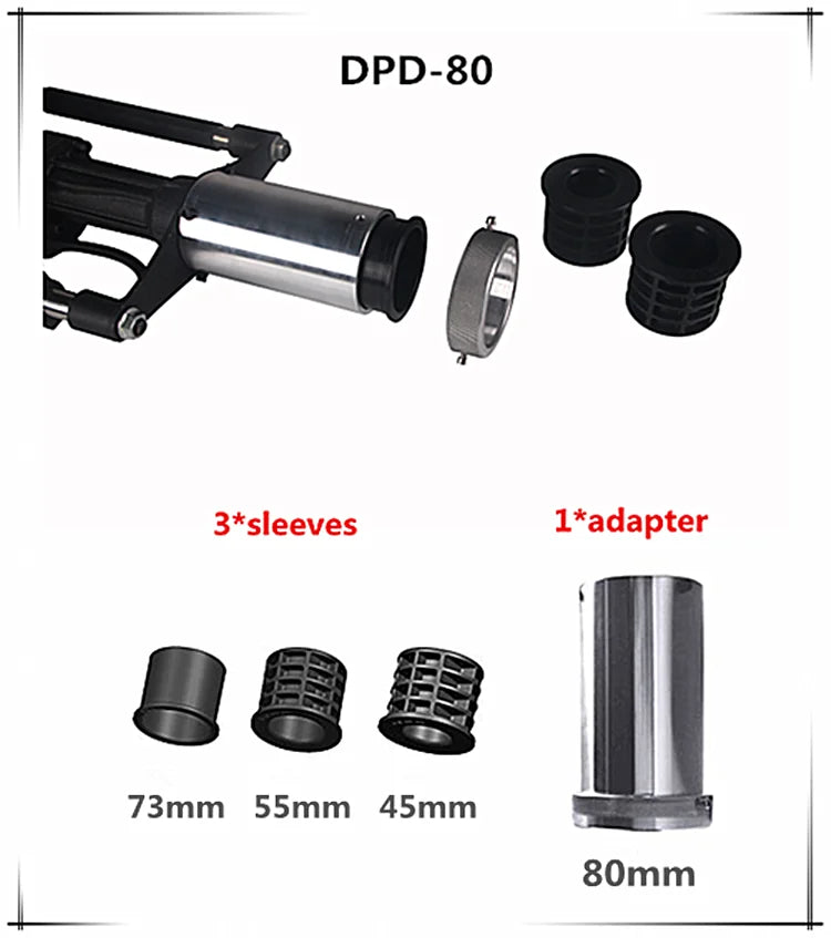 DPD-80 4 Stroke 37.7CC Petrol Powered Fence Post Driver Rammer Guide Tube Post Knocker