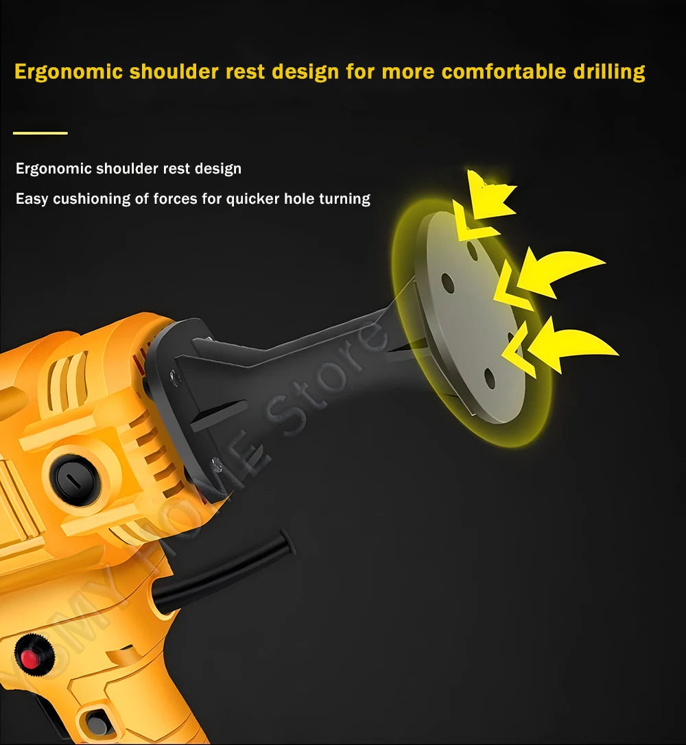Diamond Core Drilling Machine Dry Wet Engineering Handheld concrete Water Drilling Putty Powder Coating Mixer  Renovation tools