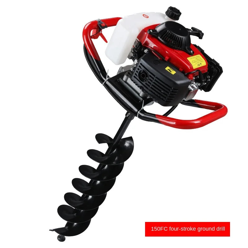 Ground Drill Pile Driver Gasoline Pit Drill Small Agricultural Tree Planting And Digging Artifact 항타기 Earth Auger Drill Machine