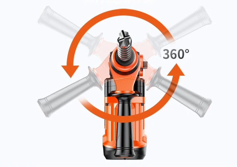 Electric Driller Multi Function  High Power Percussion Drill Industrial Use Household Electric Hammer Pick Electric Screwdriver