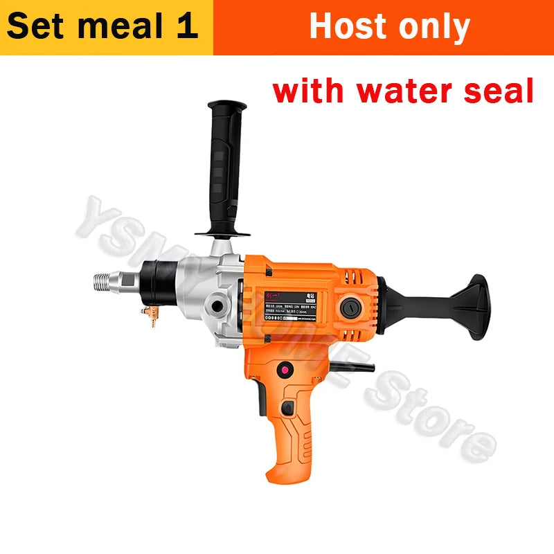 Diamond Core Drilling Machine Dry Wet Engineering Handheld concrete Water Drilling Putty Powder Coating Mixer  Renovation tools