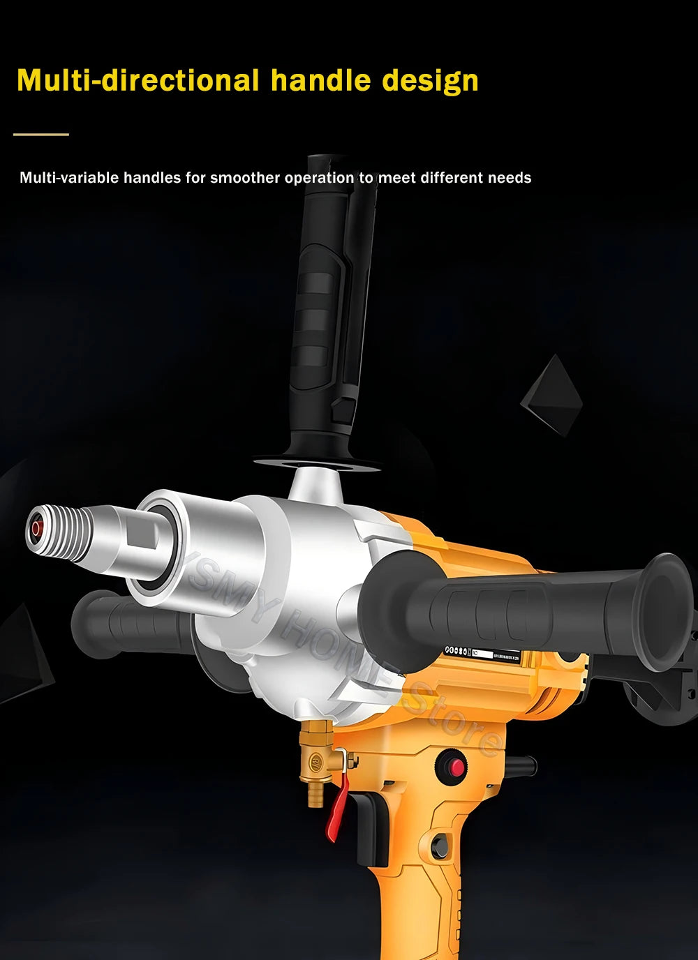 Diamond Core Drilling Machine Dry Wet Engineering Handheld concrete Water Drilling Putty Powder Coating Mixer  Renovation tools