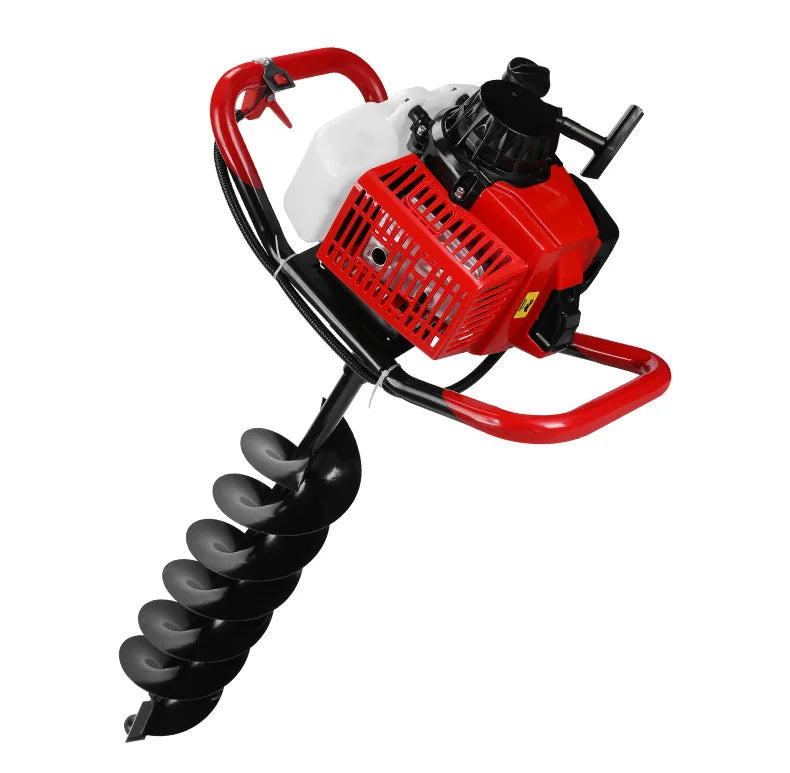Ground Drill Pile Driver Gasoline Pit Drill Small Agricultural Tree Planting And Digging Artifact 항타기 Earth Auger Drill Machine