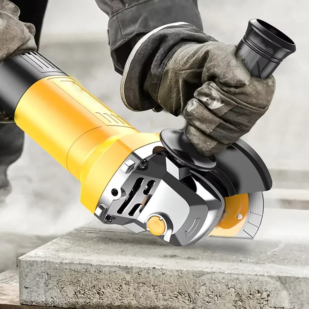 125mm Electric Angle Grinder 1050w  11000RPM 6-Variable Speed Power Tool Diy Grinding Machine for Grinding Cutting Metal Angular
