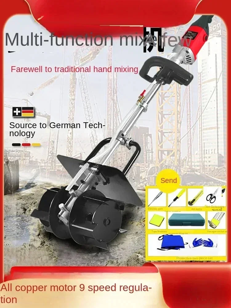 220V Portable Concrete Mixer Machine for Mixing Cement Sand Plaster CAC